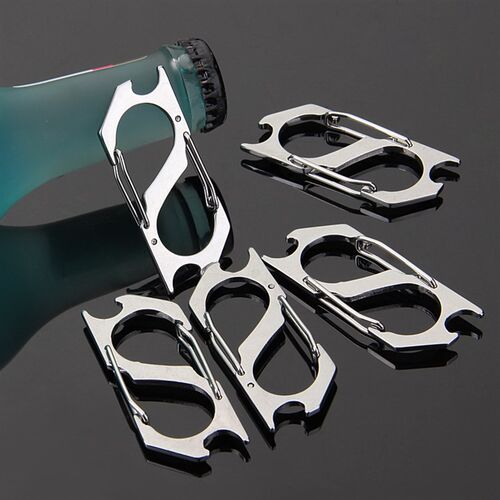 Stainless steel key buckle outdoor equipment multifunctional