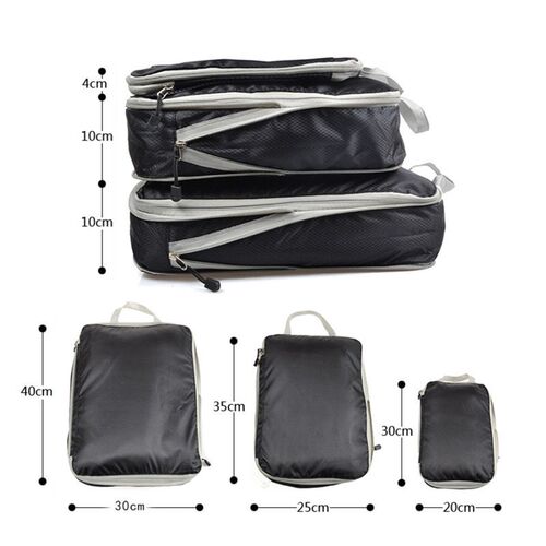 Compressible storage bag set Three-piece Compression Packing