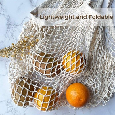 Portable Reusable Grocery Bags Fruit Vegetable Bag Washable