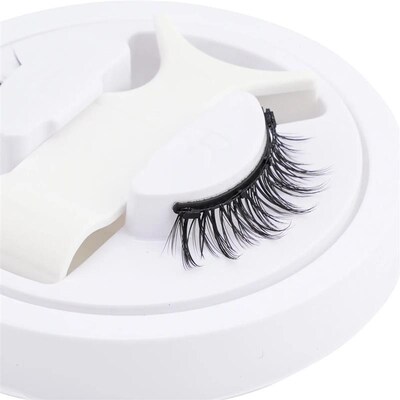 1 Pair Magnetic Eyelashes Handmade Fluffy Faux Mink Lashes R