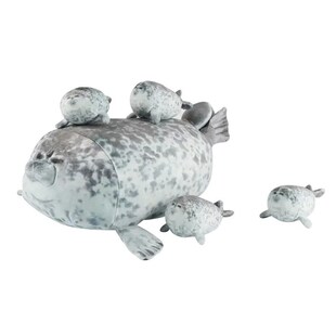 40cm and Mother five son piece Seal toy zipper plush