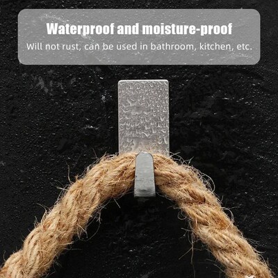 Self Adhesive Hook Stainless Steel Heavy Wall Hanger Hooks B