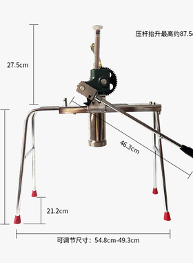 复兴牌轮式电镀58型饸饹面条机家用压面机河洛床子挤面机河漏机