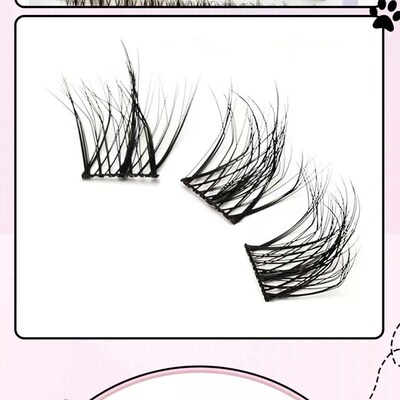 5D Mink Manga Lashes Fluffy Individual Eyelashes Natural Fal