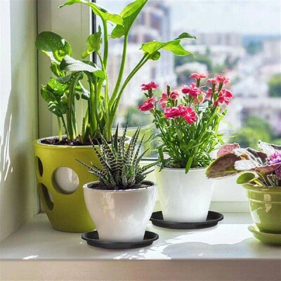 10 Pcs Plant Drip Tray Flowerpot Saucer PP Material Bonsai