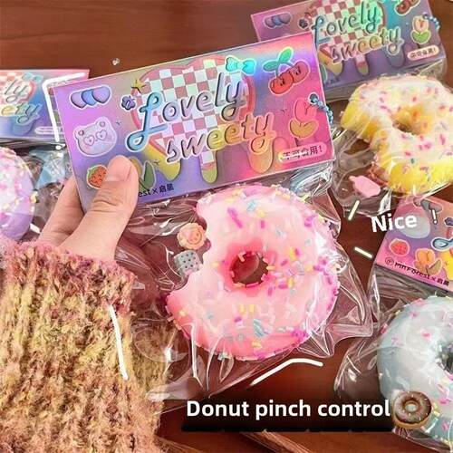 Taba Squishy Cake Doughnut Stress Relief Toy, Extra Large Se