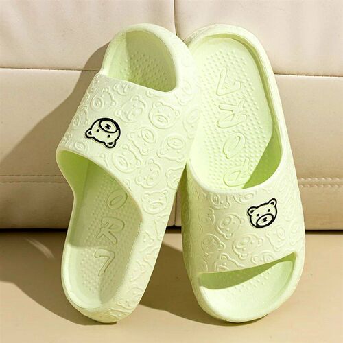 Summer Women Casual Slippers Cute Bear Indoor Soft Sole