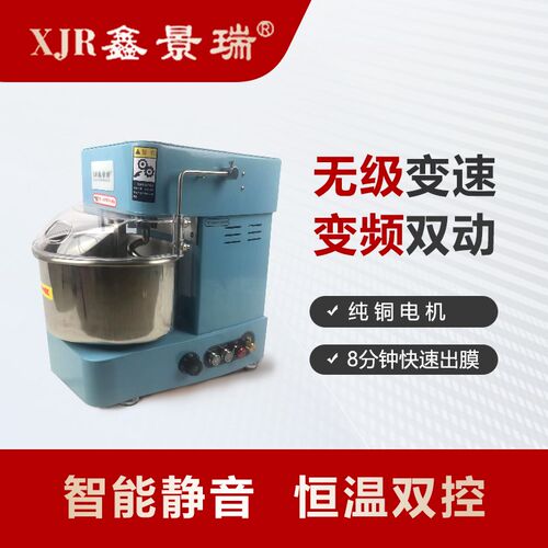 鑫景瑞H10商用和面机低噪音全自动打面双动双速揉面机10L搅面机