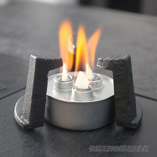 玄铁堂茶具配件 伍德三脚架 酒精灯用 铸铁炉架 铸铁酒精炉铁炉用
