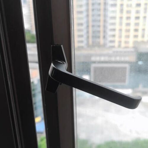 38型门窗把手加厚款外推窗窗户幕墙七字执手老式拉手铝合金上悬窗