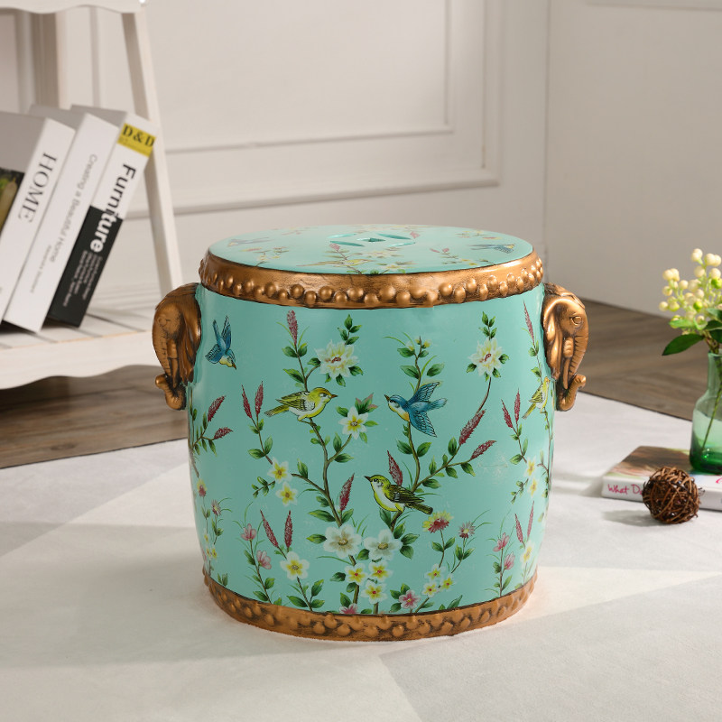 家居装饰饰品客厅摆件创意象凳茶几凳室内装饰鼓凳陶瓷工艺品摆设,家居饰品,装饰摆件,淘宝优惠券,粉丝福利购,淘宝优惠卷