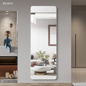 镜子全身穿衣镜贴墙自粘壁挂式 落地镜家用挂墙试衣镜免打孔无边框