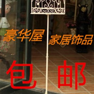 欧式铁艺乐谱架 菜谱架 杂志展示架 落地资料架 广告宣传架