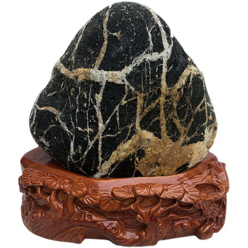 泰山石敢当未切割天然原补角石玉石办公摆件家居靠山石大气摆件