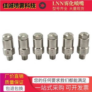 LNN精细雾化喷嘴煤矿山场加湿降温消毒除尘高低压外螺纹喷雾头