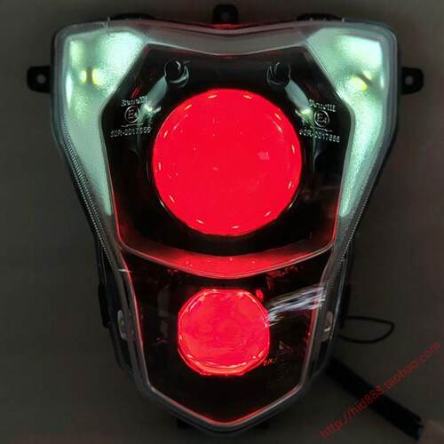 适用蓝宝龙BJ300GS小黄龙BJ250-15A前照灯 LED双光透镜大灯总成