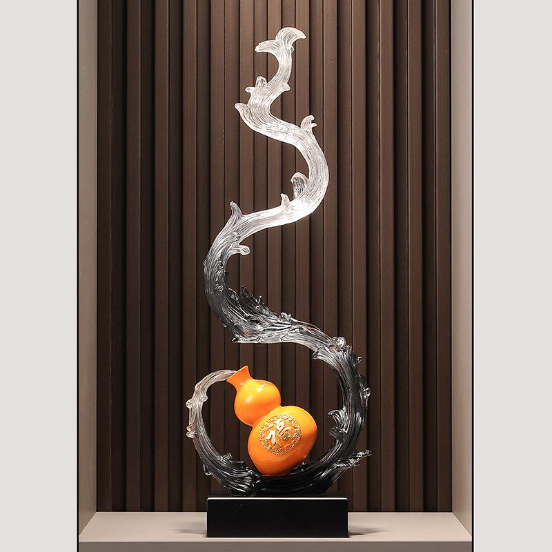 客厅玄关风生水起葫芦招财落地摆件办公室家居电视柜沙发旁装饰品,家居饰品,落地摆件,淘宝优惠券,粉丝福利购,淘宝优惠卷