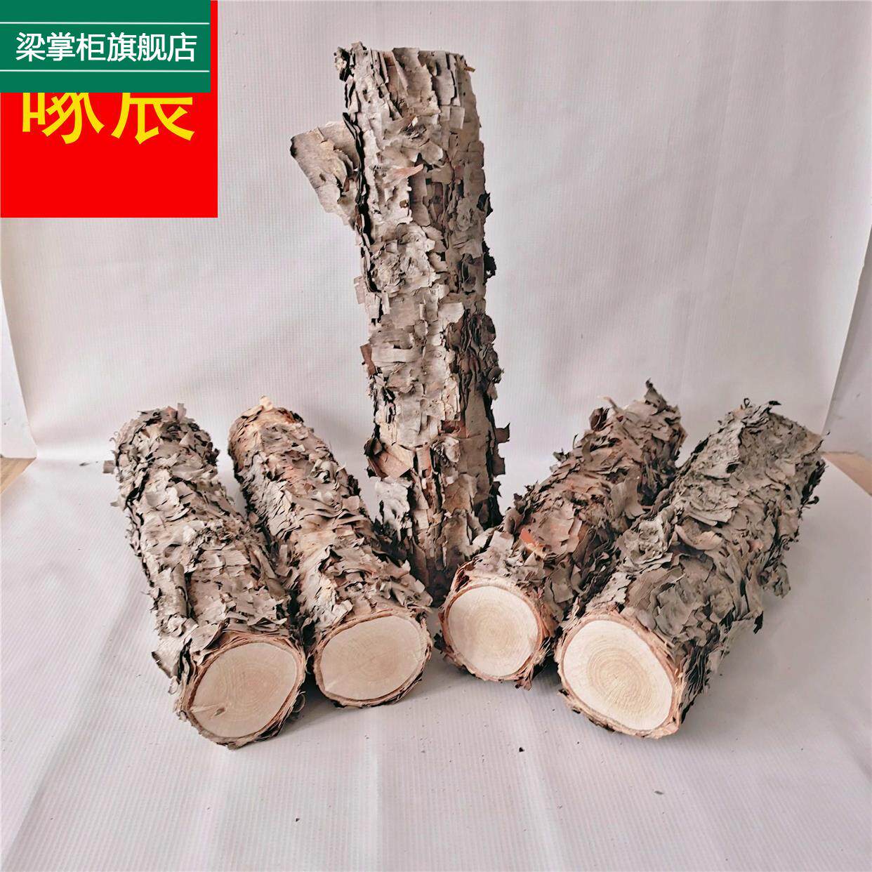 木铁桦树桦木原木铁桦原木装饰树隔断橱窗隔断湿木料