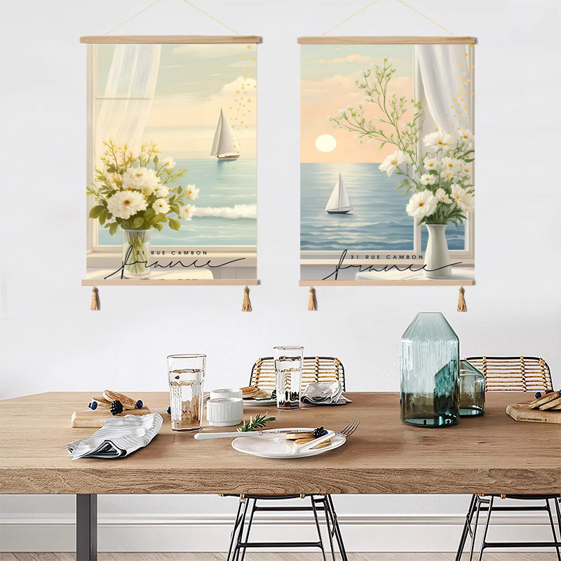 奶油风客厅饭厅挂画沙发背景卧室牀头民宿玄关装饰画电表箱遮挡画,家居饰品,现代装饰画,淘宝优惠券,粉丝福利购,淘宝优惠卷