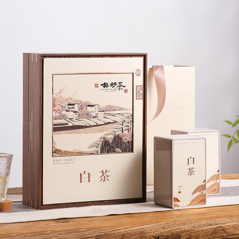 白茶包装盒龙井茶叶罐礼盒装空盒碧螺春信阳毛尖绿茶叶空礼盒定制,包装,茶叶包装,淘宝优惠券,粉丝福利购,淘宝优惠卷