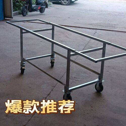 夜市摆地摊小推车拆卸摊位推拉车带轮子移动地摊多功能折叠车