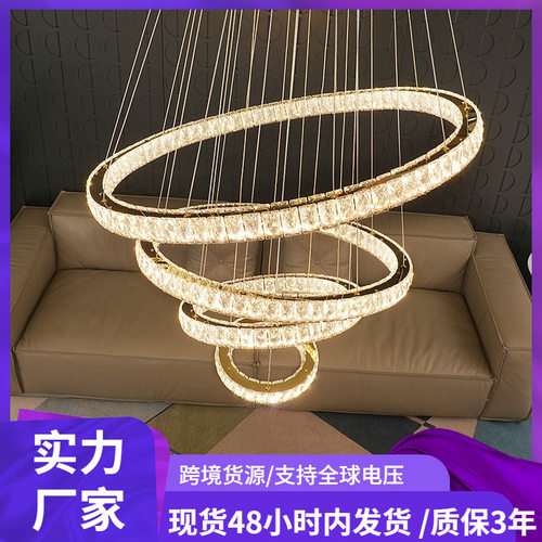 水晶客厅吊灯现代简约餐厅卧