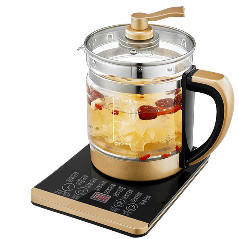 养生壶全自动玻璃一体多功能电热花茶壶家用煮茶器办公室小型暖奶