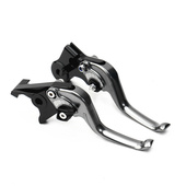 两指竞技款 铝合金短款 煞车手把离合牛角 改装 适用机车凯越450RR