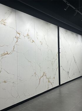 岩板电视沙发背景墙800x3000意大利云灰金花客厅大理石瓷砖大板材