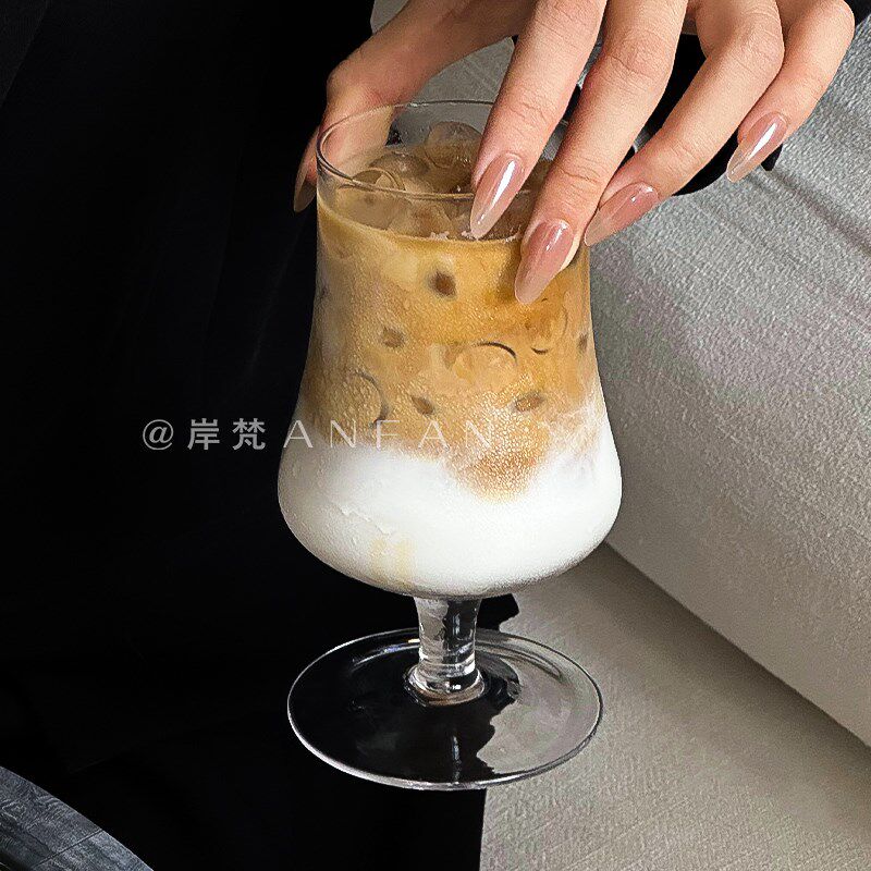 透明玻璃矮脚鸡尾酒杯创意威士忌酒杯质感追赶日月酒杯气泡水杯,餐饮具,鸡尾酒杯,淘宝优惠券,粉丝福利购,淘宝优惠卷