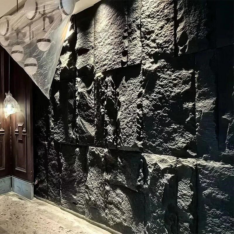 天然大理石蘑菇石花岗岩石皮电视背景墙自然面毛石别墅水景墙石材