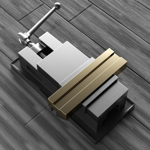 易之力角固式精密平口钳台虎钳8寸台钳工业级六寸cnc虎钳铣床6寸