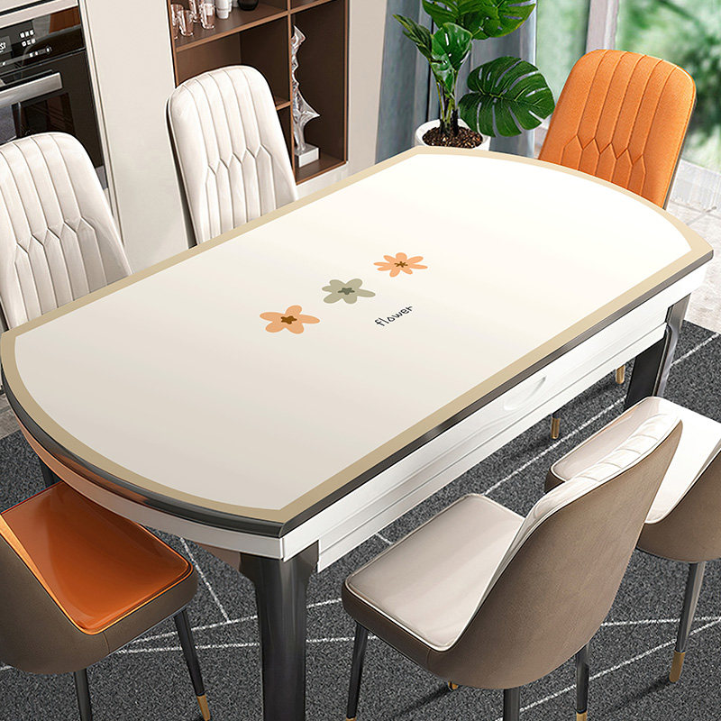 椭圆形桌布免洗防水防油防烫PVC软玻璃折叠餐桌垫家用桌面保护垫,居家布艺,桌布,淘宝优惠券,粉丝福利购,淘宝优惠卷