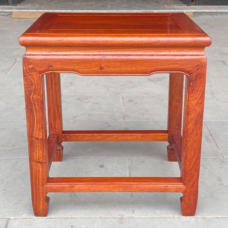 中式方凳子国标红木大果紫檀缅甸花梨木经典明式48高束腰四方餐凳,住宅家具,红木椅凳,淘宝优惠券,粉丝福利购,淘宝优惠卷