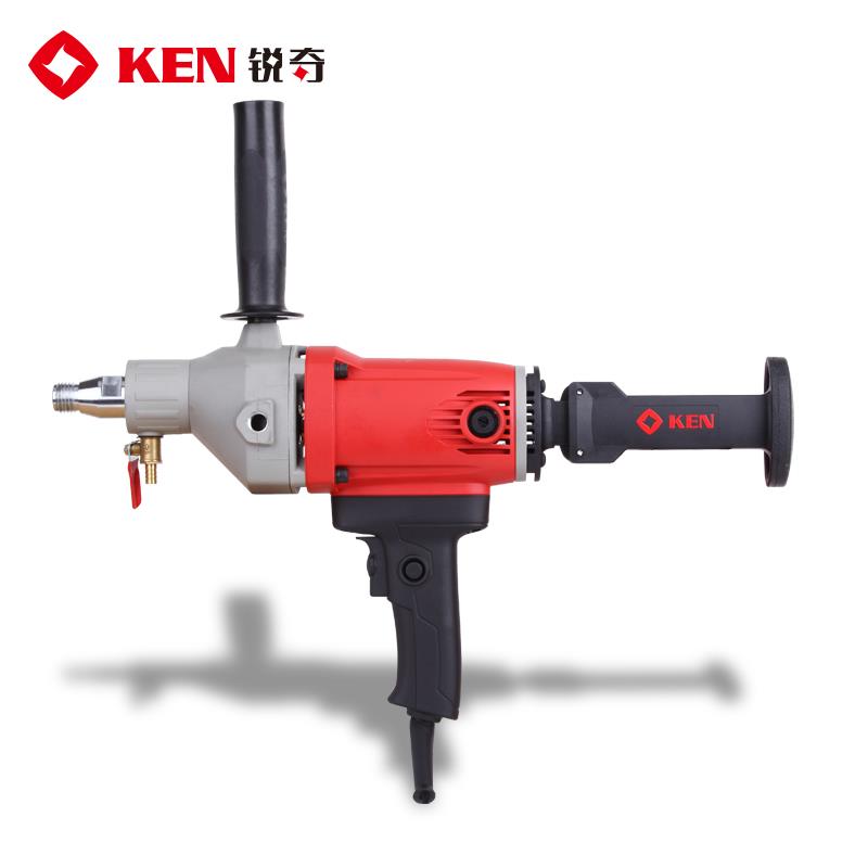 新款KEN金刚石水钻机6110B 大功率工业级空调水电钻 钻墙包邮