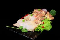 Halal fresh, low-fat, skinless and boneless chicken leg meat, fresh frozen boneless with skin, children's hamburger, fitness chicken cutlet thumbnail 5