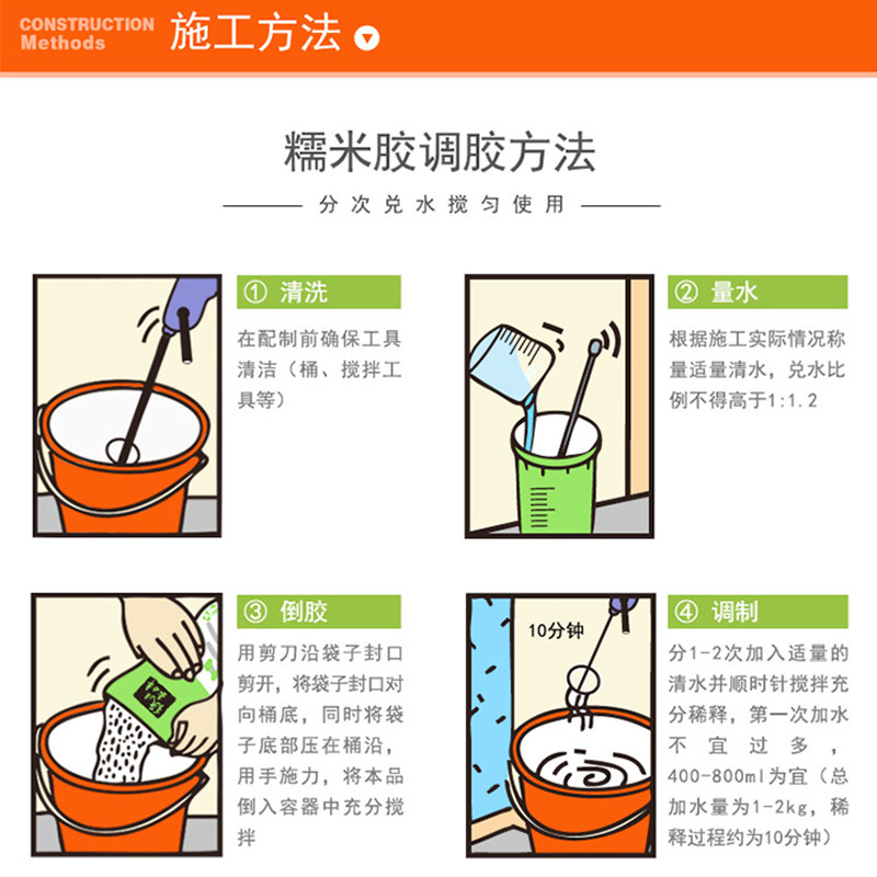 嘉力丰环保安全糯米胶水壁纸墙纸墙布壁布胶辅料防潮防霉基膜
