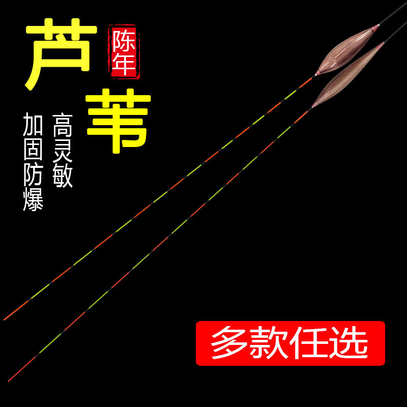 芦苇鱼漂高灵敏鲫鱼漂黑坑鲤鱼浮漂套装近视加粗醒目60CM长流氓漂