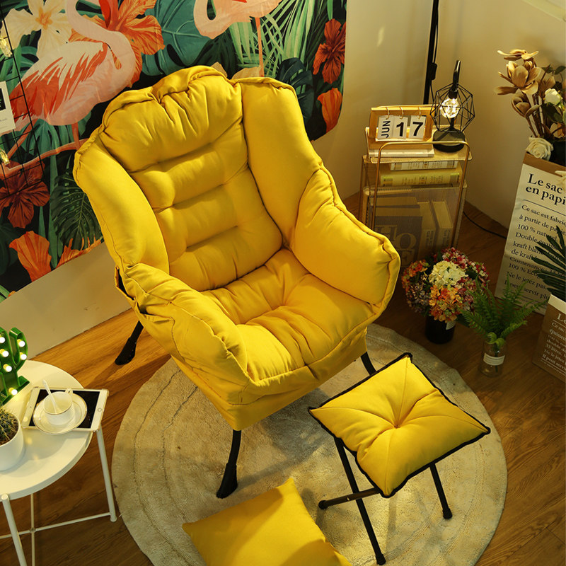 懒人沙发单人小沙发椅子学生宿舍电脑椅舒适人窝休闲卧室靠背躺椅,住宅家具,懒人沙发,淘宝优惠券,粉丝福利购,淘宝优惠卷