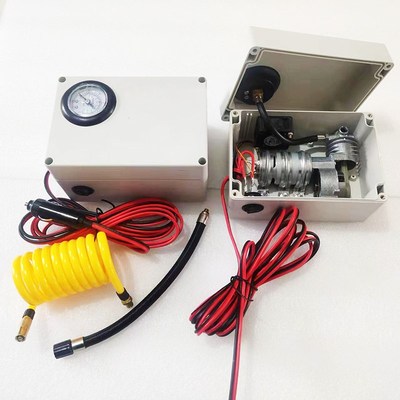 四达25缸金属齿轮充气泵车载打气泵汽车轮胎12V气泵充气机芯改装