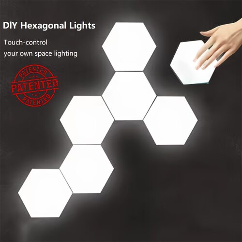 B 18611 Touch Sensitive Hexagon Wall Light 六边形触摸壁灯