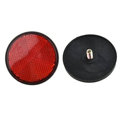 Bicycle Bike Round Reflector Night Cycling Safety Reflective
