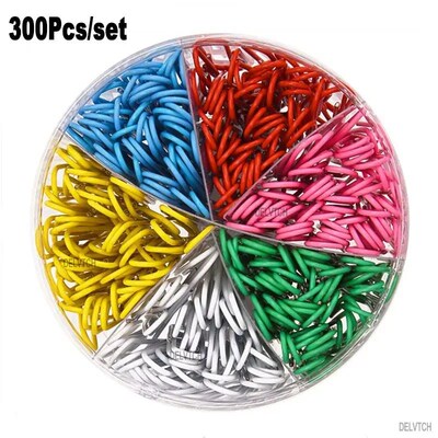 300Pcs Set Paperclips 50mm Office School Book Wall Map Photo