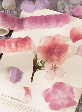 200PCS/Roll Sticker Adorable Flower DIY Scrapbook Petals贴纸