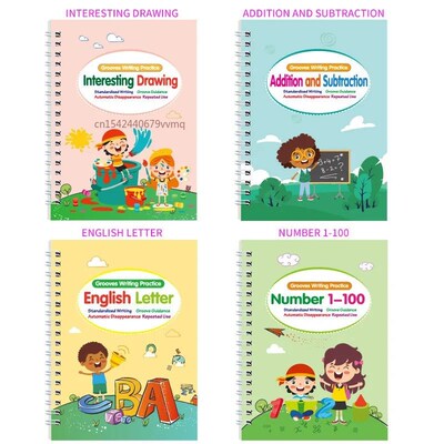 Reusable Copy Book Learning English Letter Calligraphy Book