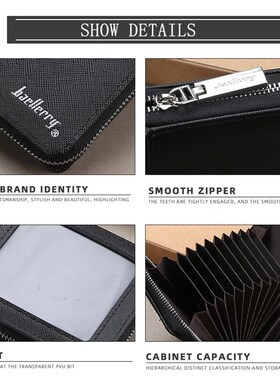 New Wallet Mens Short Small Multifunctional Hand Card H