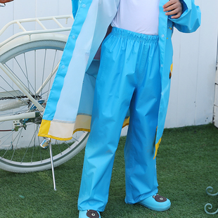 儿童雨裤 单条半身防水男童女童宝宝中大童幼儿园小孩小学生防雨裤