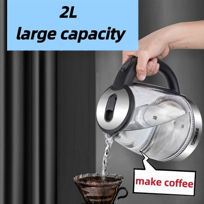 Electric kettle 2L Blue light sterilization makecoffee rapid