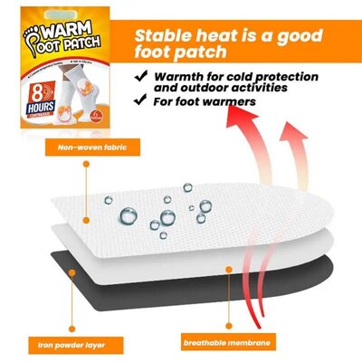 Universal Body Foot Warmer Sticker Self Adhesive Lasting He