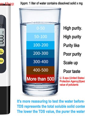Digital PH TDS Meter Tester Temperature Pen Water Purity PPM